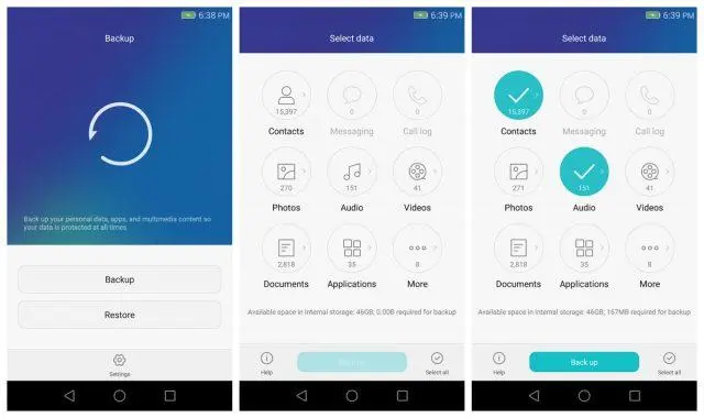 Huawei отдаёт в Google Play фирменное приложение Backup