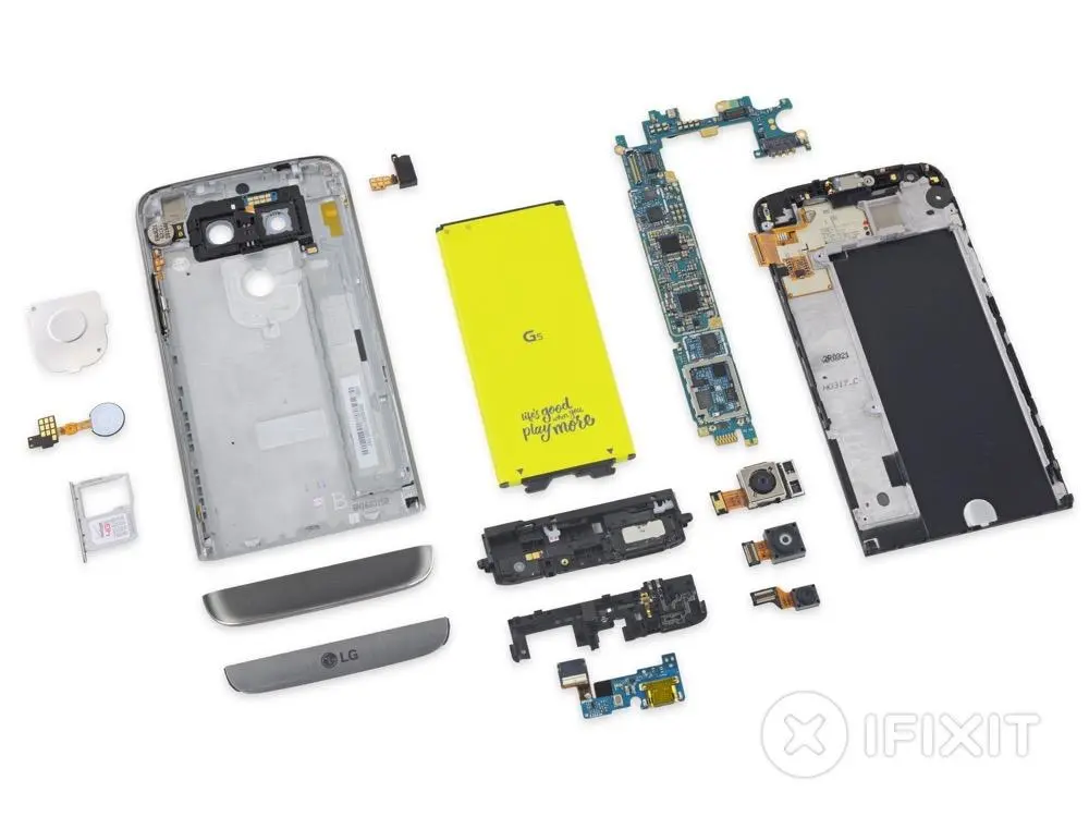 iFixit сообщает, что LG G5 ремонтопригоден