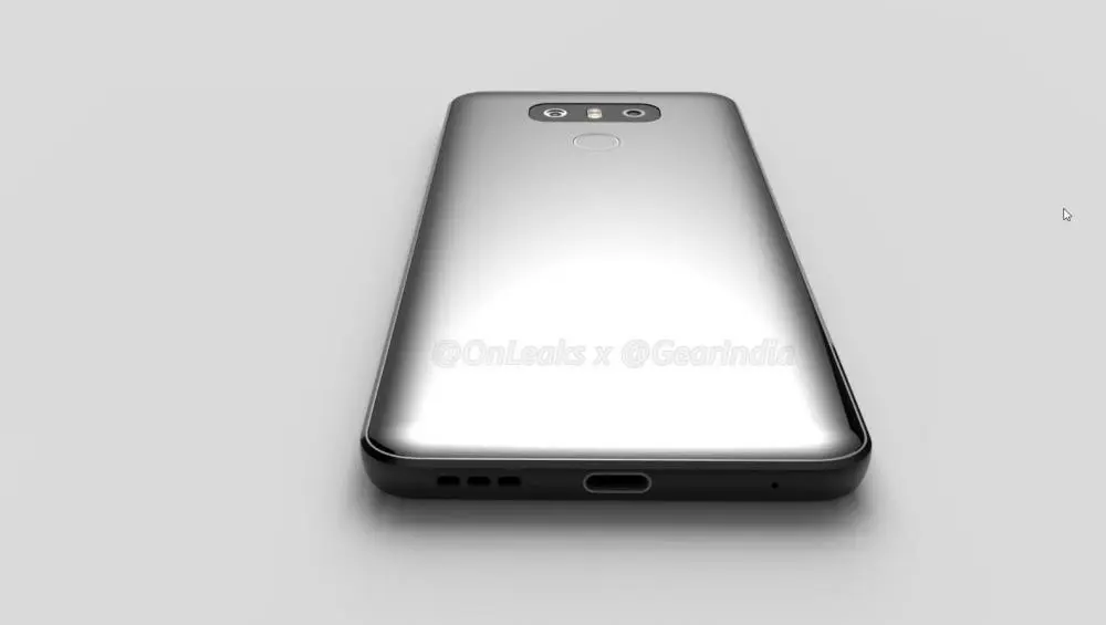Новые утекшие рендеры смартфона LG G6