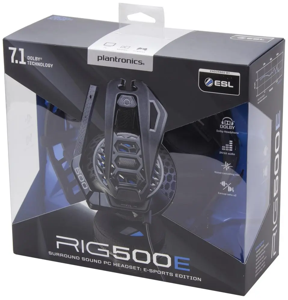 В большой киберспорт: серия игровых гарнитур Plantronics RIG 500
