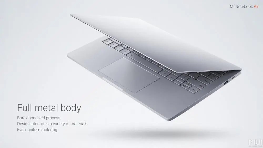 Xiaomi заходит на ПК-арену, показала Mi Notebook Air