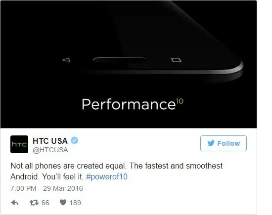 HTC обещает невиданную ранее скорость для M10