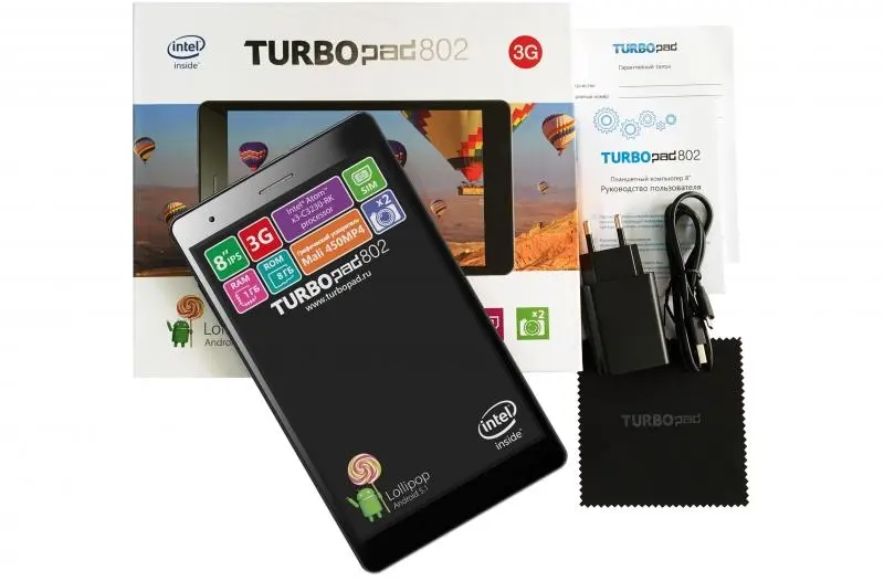 Восемь «атомных» дюймов: Обзор планшета TurboPad 802i