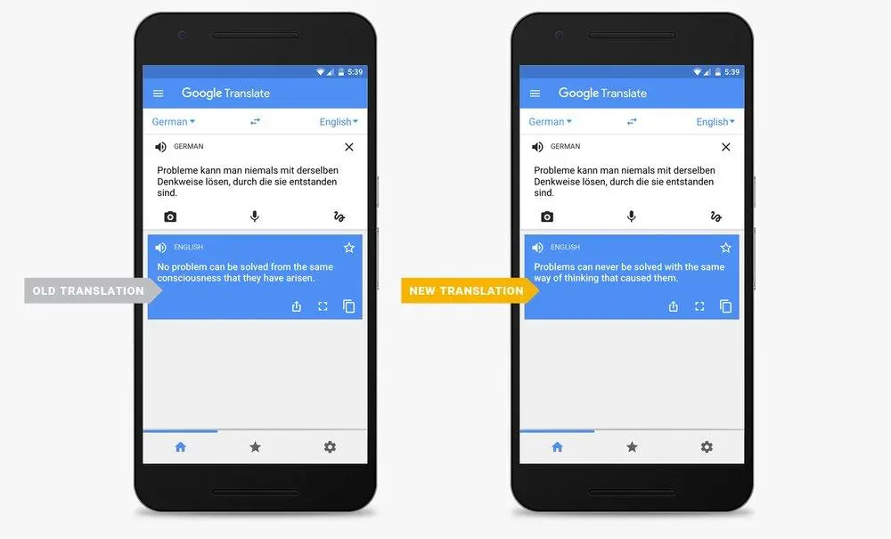 Google Translate подключает нейросети
