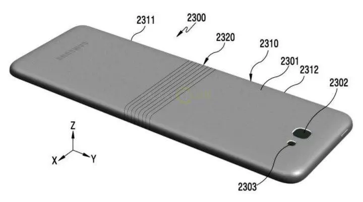 Рендеры сгибающегося смартфона Samsung