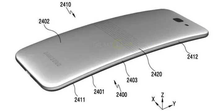 Рендеры сгибающегося смартфона Samsung