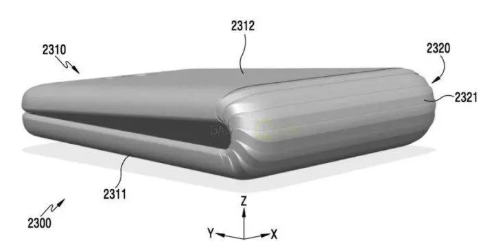 Рендеры сгибающегося смартфона Samsung