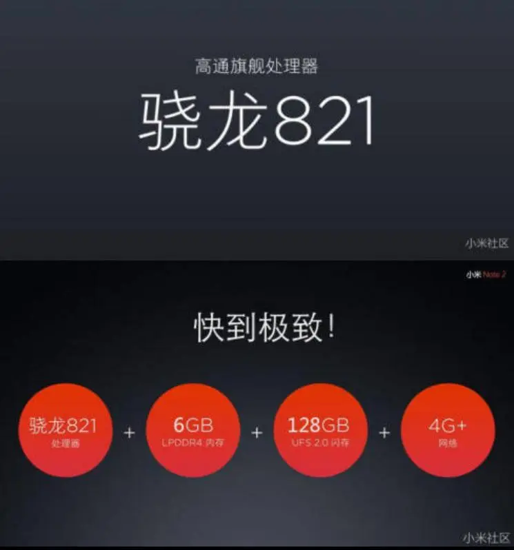 Уточнения по спецификациям Xiaomi Mi Note 2