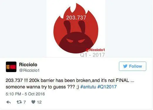 В AnTuTu пробили планку в 200 000 баллов