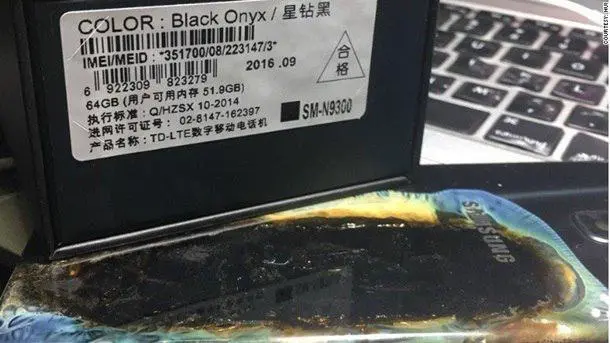 Безопасные Galaxy Note 7 тоже взрываются?