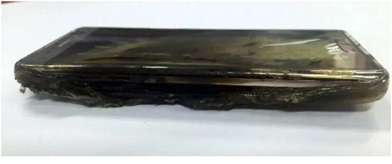 Samsung Galaxy Note 7 самовозгорается, продажи приостановлены