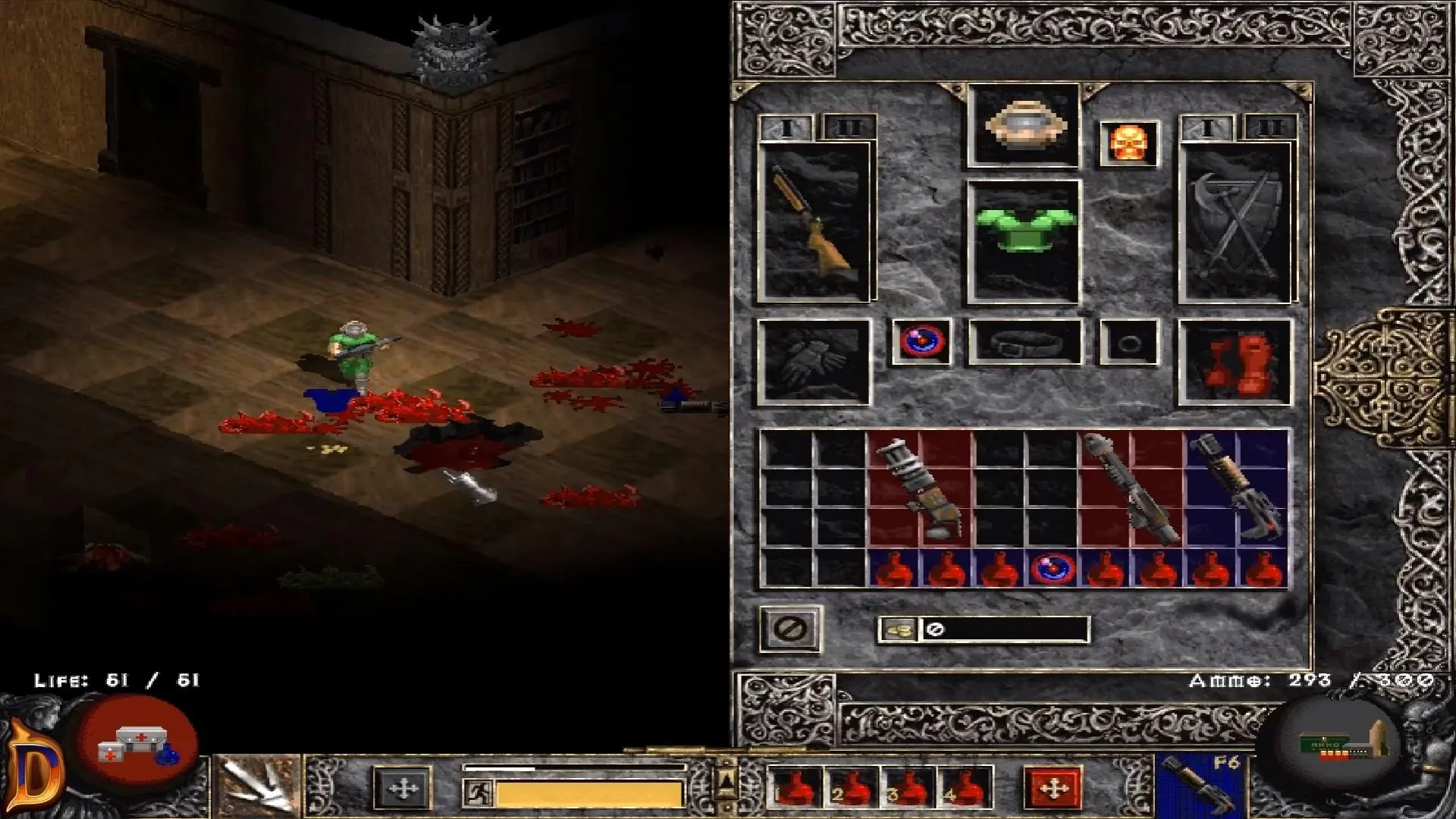 Что это? Diablo II или Doom 2?
