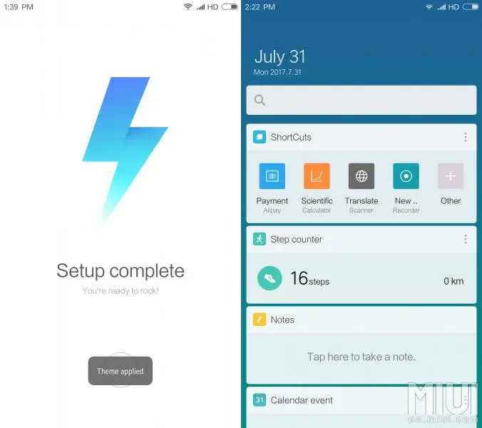 MIUI 9: новые данные — часть 3