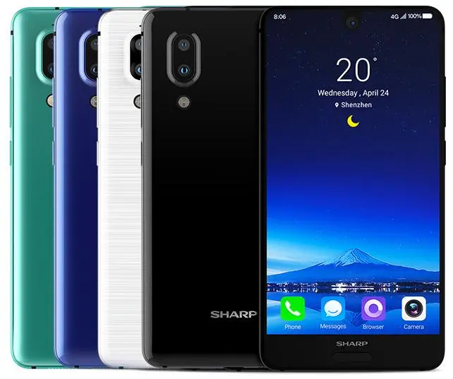 У него рамок меньше, чем у Galaxy S8 — Sharp Aquos S2