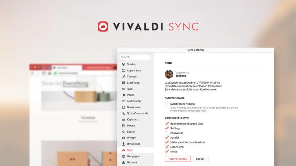 Браузер Vivaldi уже скоро научится синхронизации