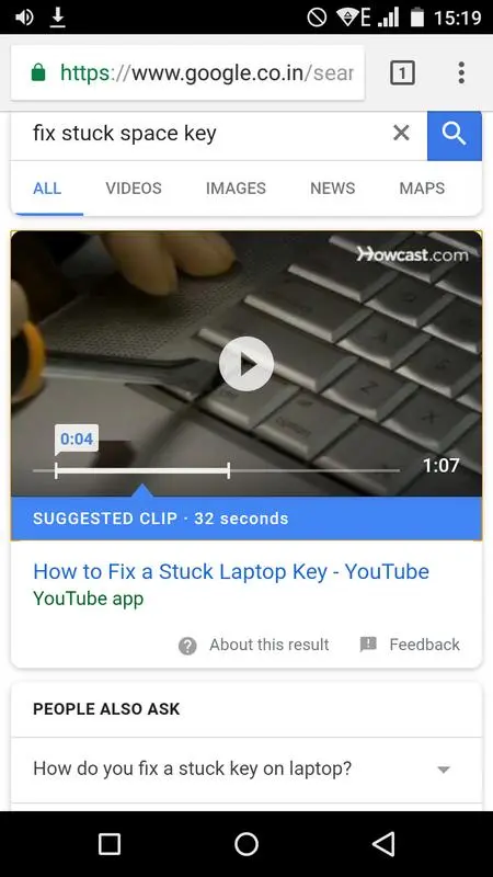 Google Now научился предлагать к просмотру фрагменты видео на YouTube