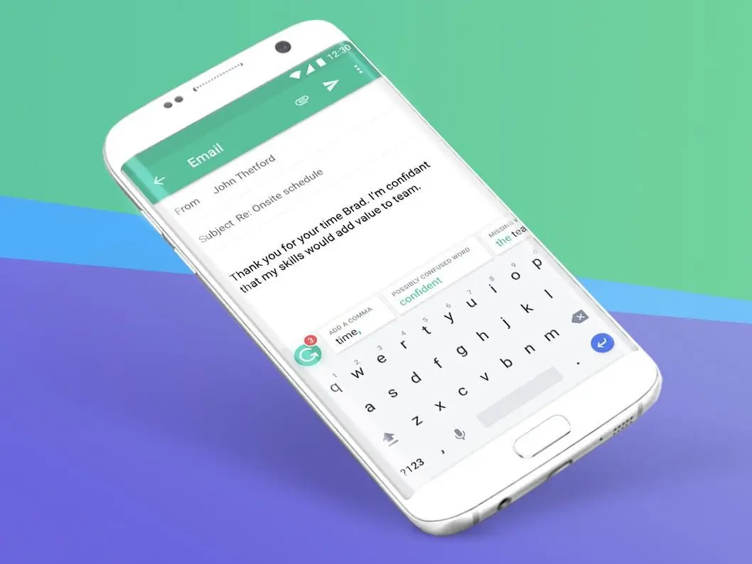 Стоящих клавиатур для Android стало больше - пришла Gramarly