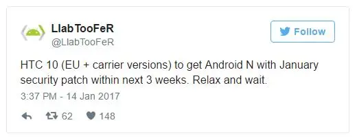 Обновление до Android Nougat для HTC 10 забуксовало, исправляют баги