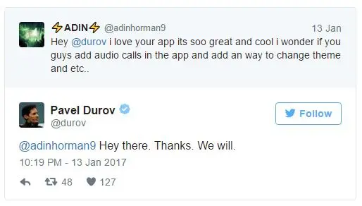 Telegram составит конкуренцию Skype