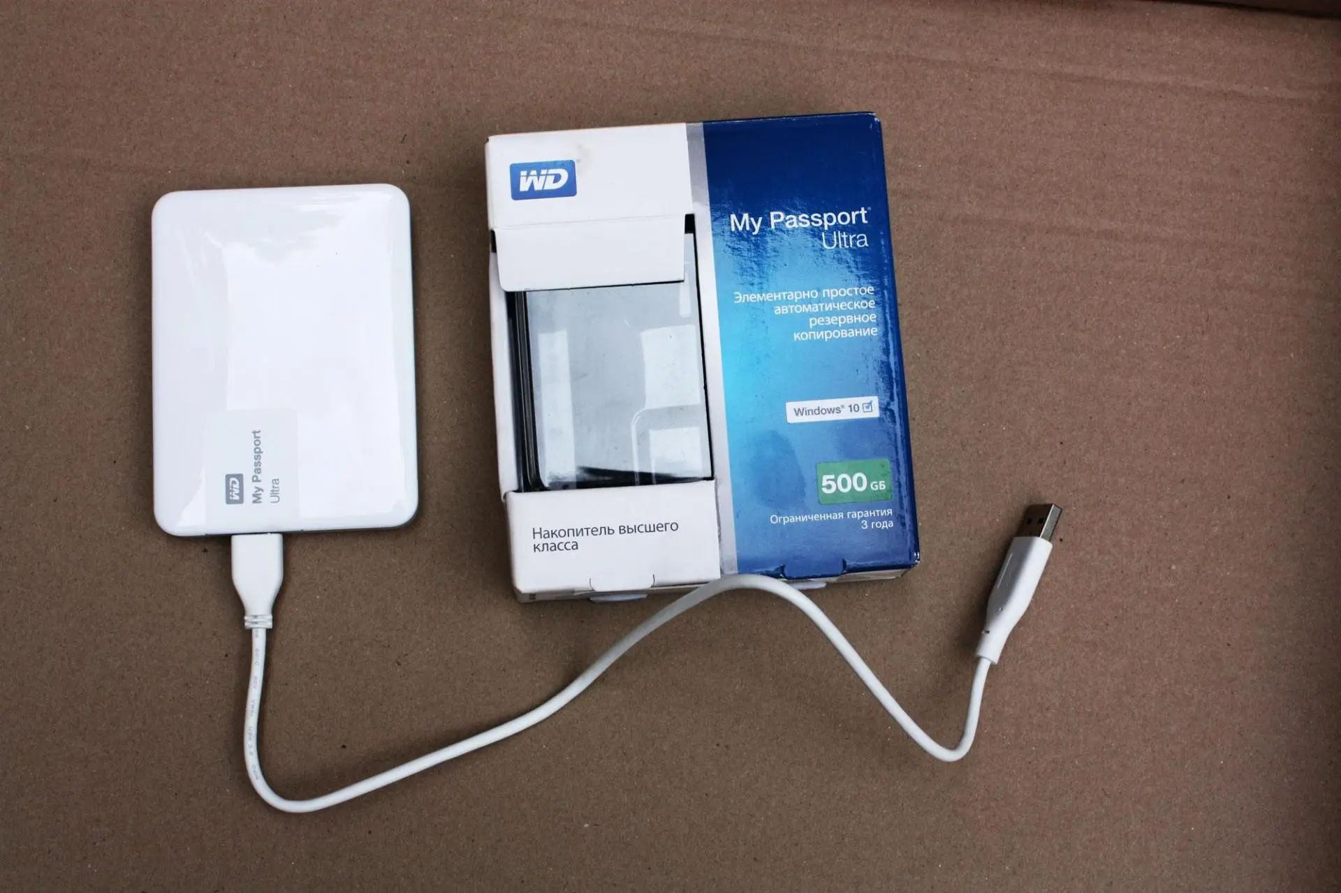 Обзор внешнего жёсткого диска Western Digital My Passport Ultra 500 GB