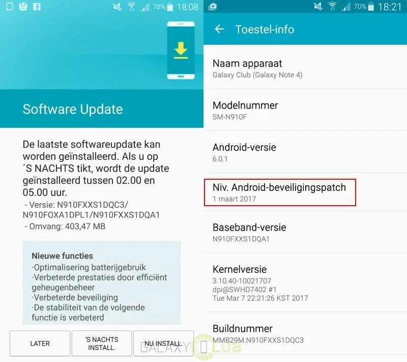 Обновление Galaxy Note 4 положительно влияет на аккумулятор