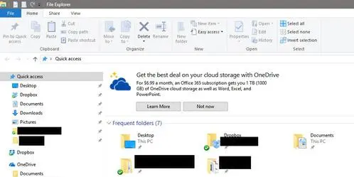 Windows 10 начинает отображать информацию в неожиданных местах