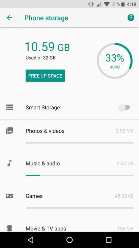 Скриншоты Android O с Nexus 6P