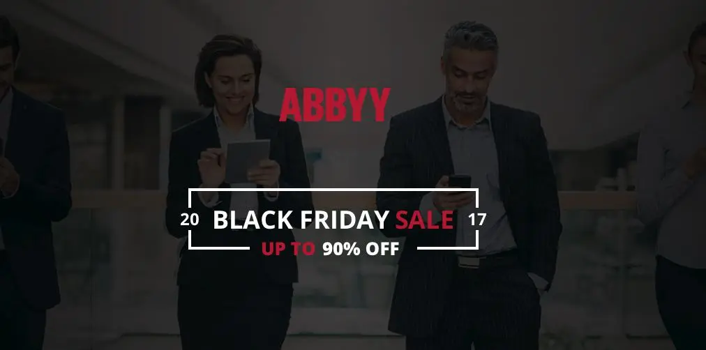 ABBYY объявила скидку 90% на некоторые свои продукты