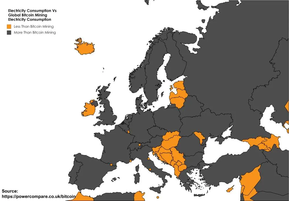 Майнеры запросто могут употребить всё электричество планеты