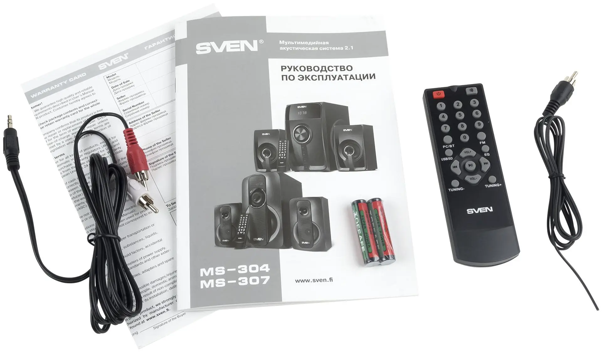 Красиво и функционально: обзор акустики 2.1 SVEN MS-304