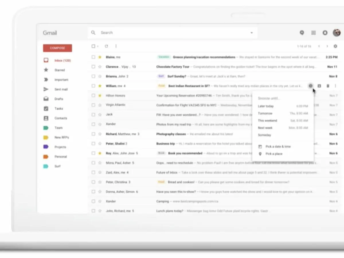 Gmail скоро преобразится в Material-стиль