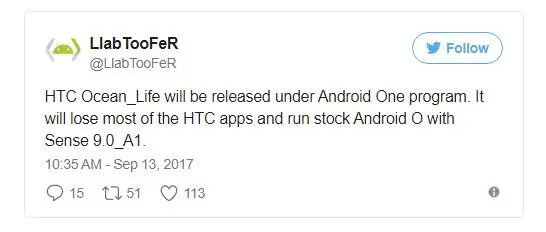 HTC тоже примет участие в Android One
