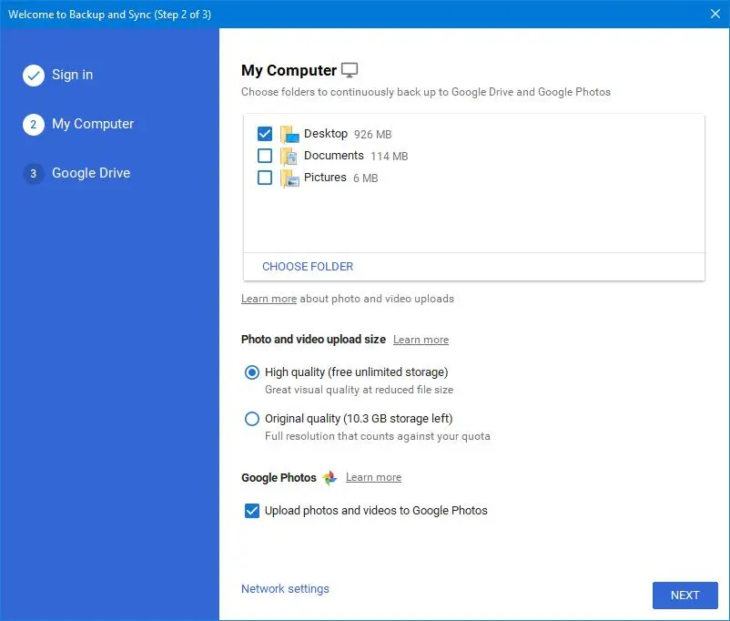Настраиваем синхронизацию ПК с облаком с помощью Google Backup and Sync