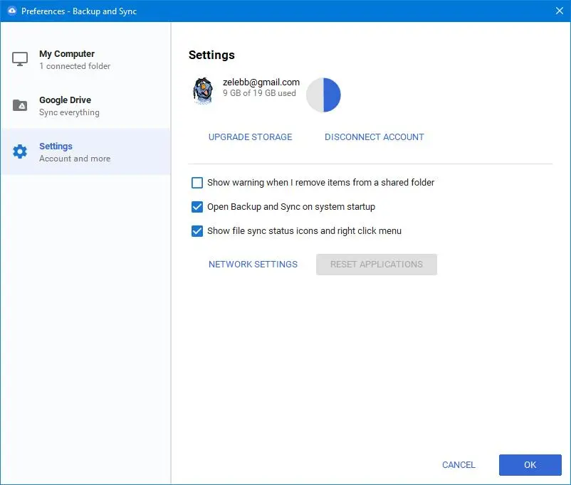 Настраиваем синхронизацию ПК с облаком с помощью Google Backup and Sync