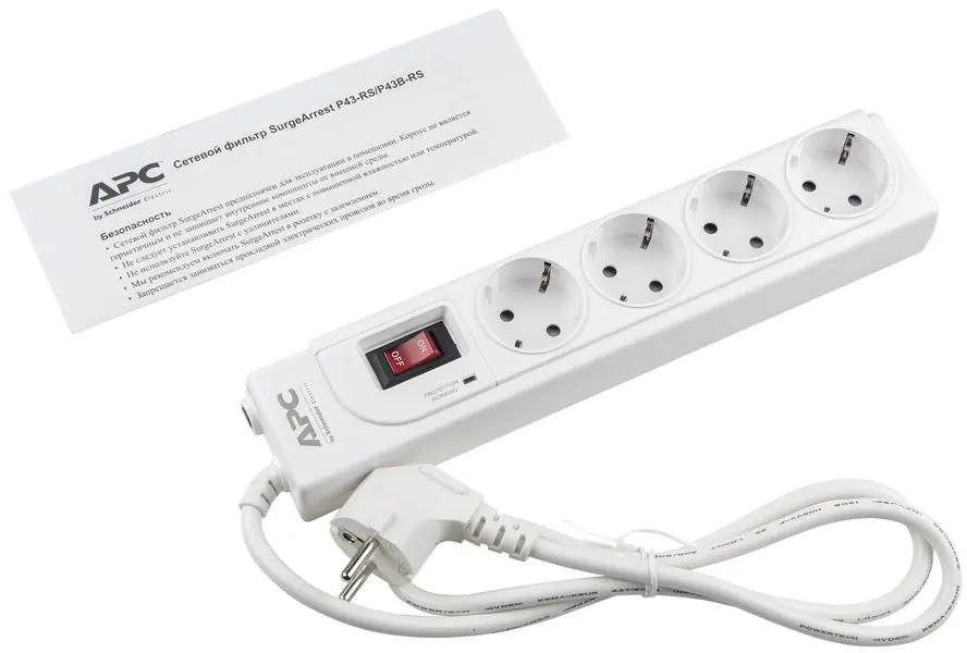 Обзор сетевых фильтров APC by Schneider Electric: АРС Р43-RS, АРС PM5U-RS, 