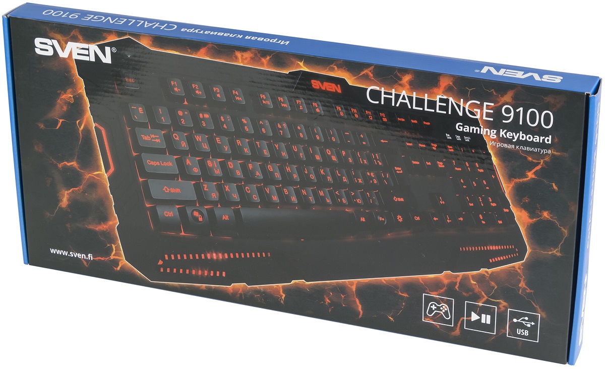 Для начинающих геймеров: обзор клавиатуры SVEN Challenge 9100
