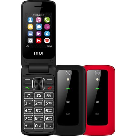 Этот телефон INOI умеет работать сразу с 4 сим-картами. И ещё 2 модели