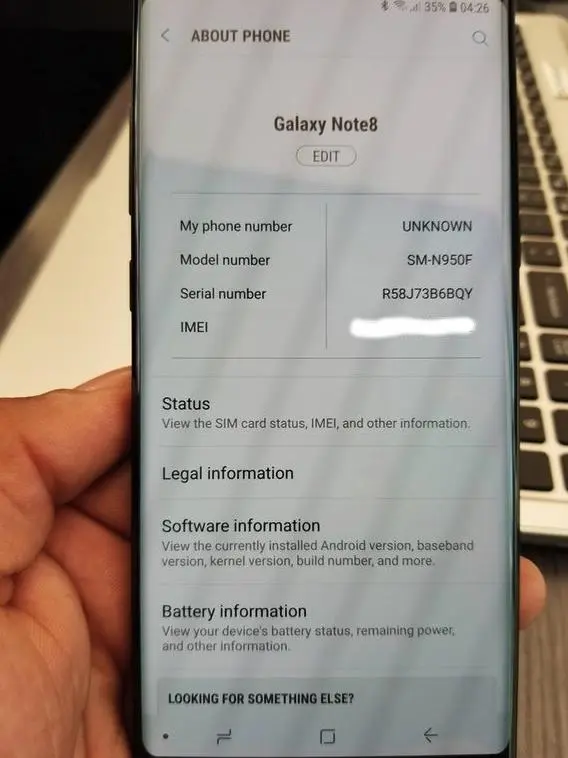 Некоторые Samsung Galaxy Note 8 получают Android Oreo