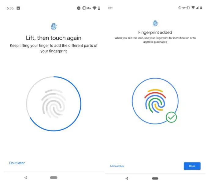 Android P Developer Preview 3 вводит новую анимацию отпечатка пальца