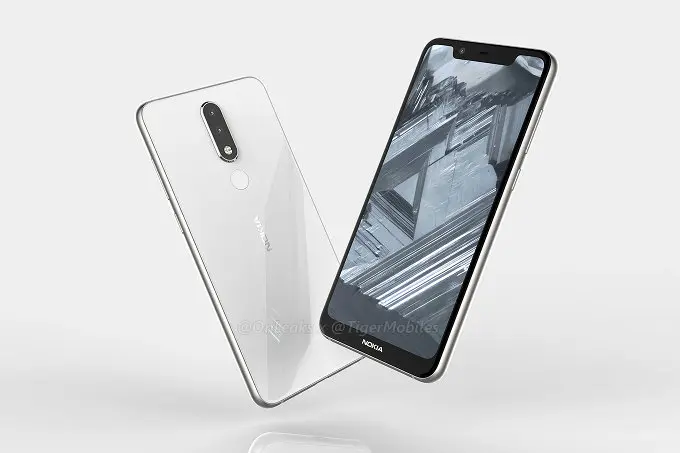 Nokia 5.1 попытались изобразить на рендерах