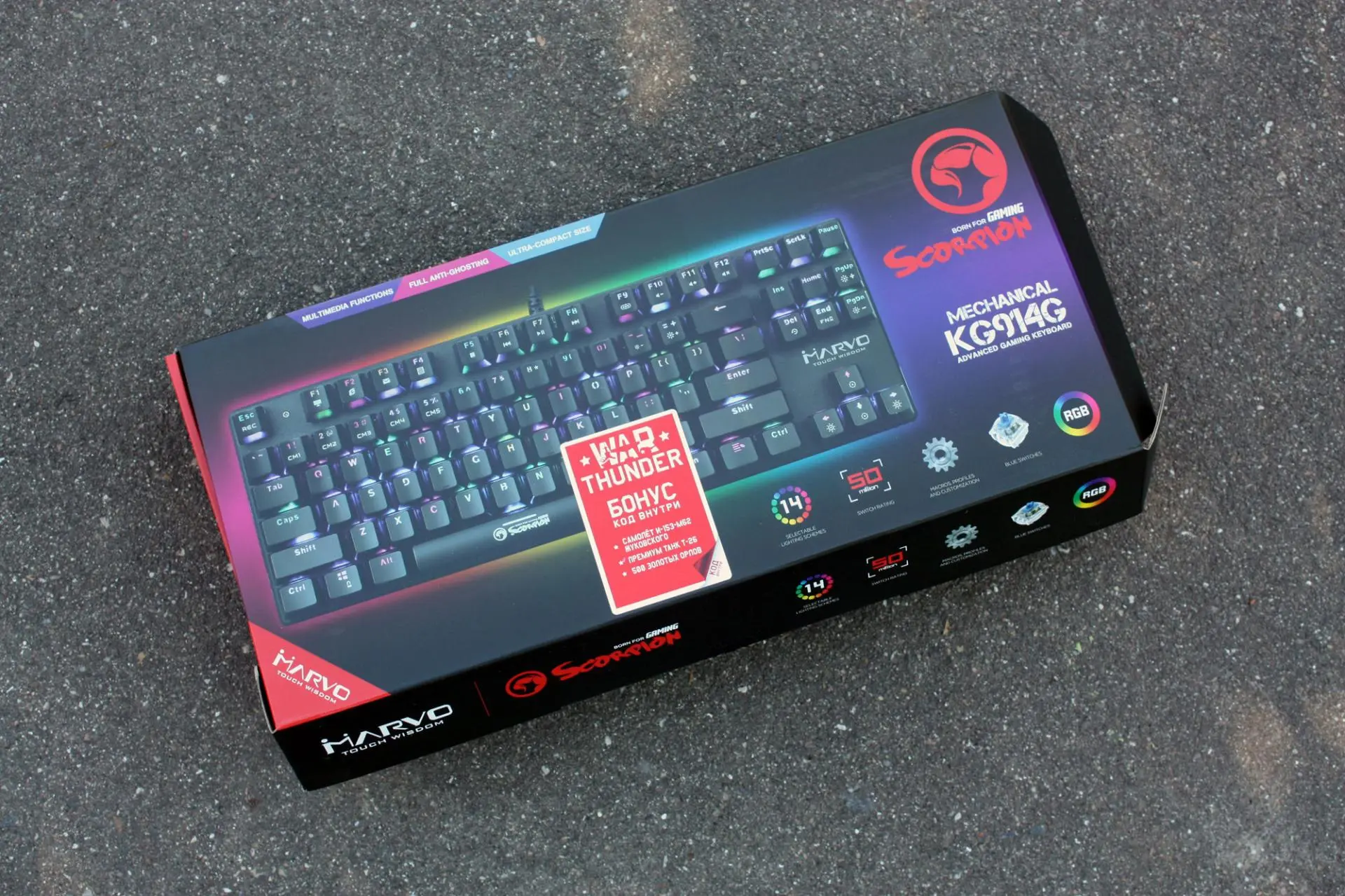 Обзор игровой клавиатуры Marvo KG914G