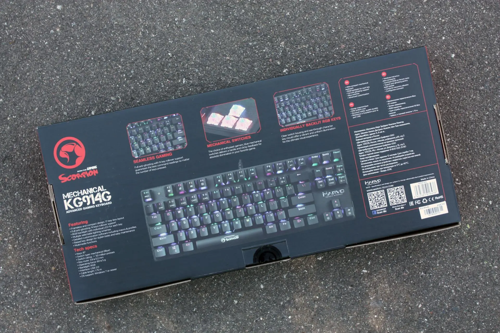 Обзор игровой клавиатуры Marvo KG914G