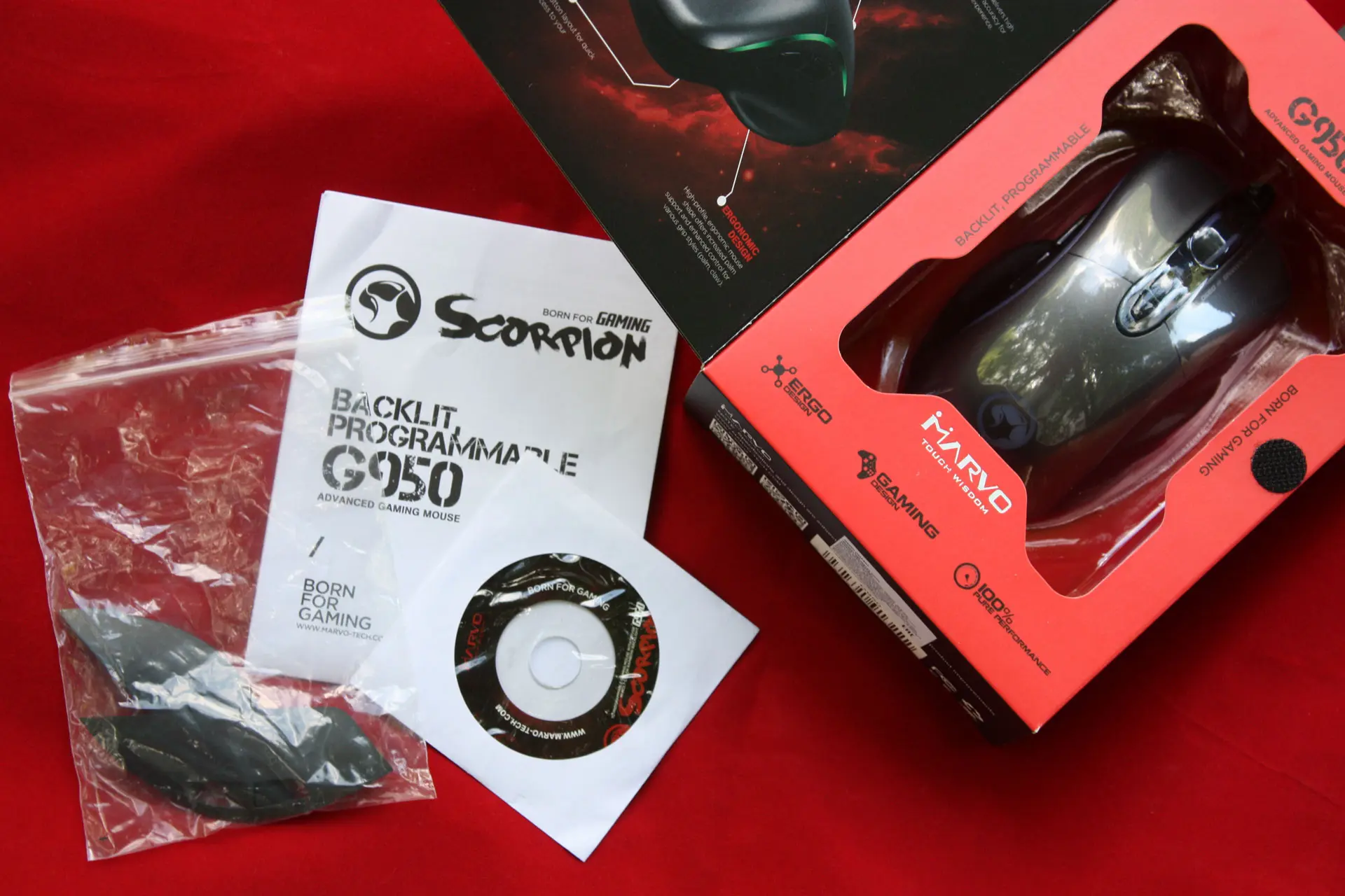 Обзор игровой мыши Marvo G950