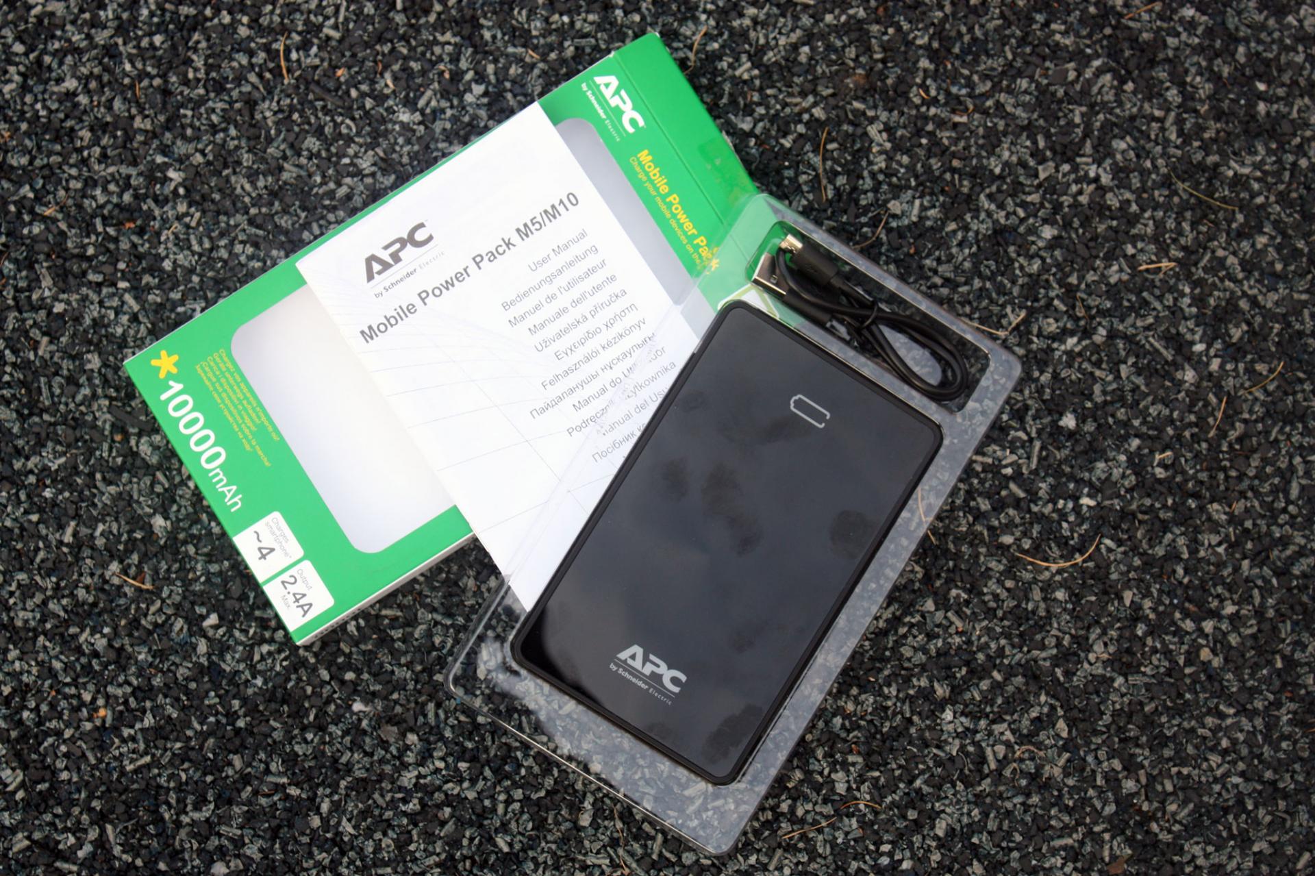 Обзор внешнего аккумулятора APC Mobile Power Pack M10 (M10BK/WH-EC)