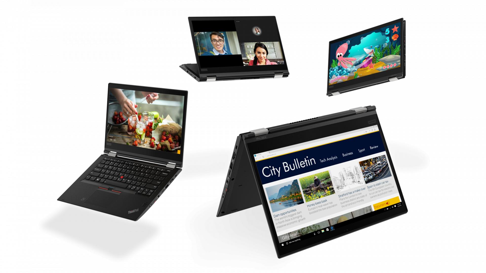 Lenovo освежила семейство Yoga: ThinkPad X1 Yoga, X380 Yoga и L380 Yoga