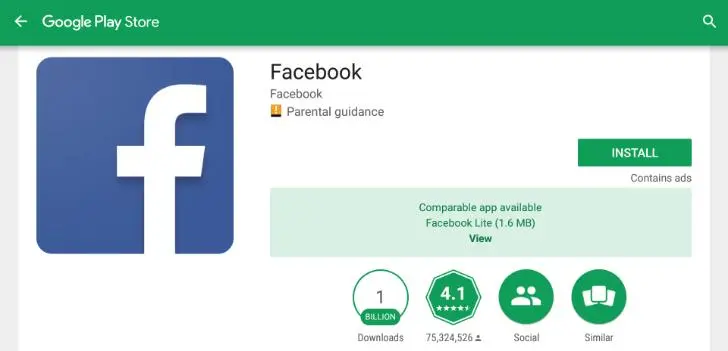 Play Store начал предлагать облегчённые версии приложений некоторым пользователям