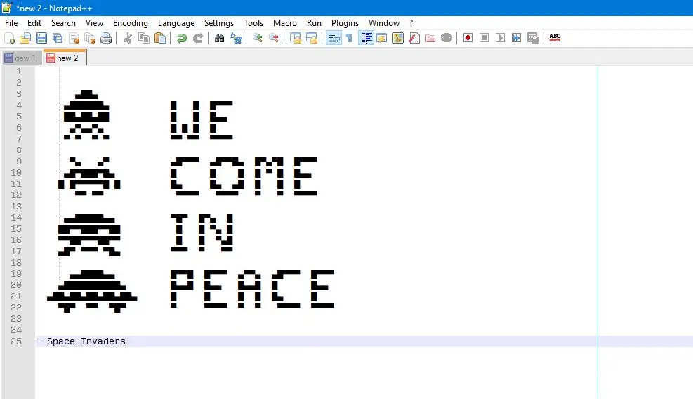 Разработчики Notepad++ добавили пасхалку в популярный текстовый редактор