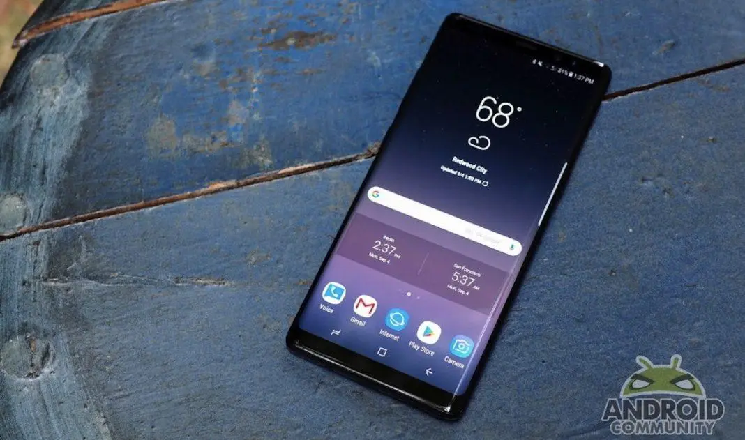 Samsung Galaxy Note 8 скоро начнёт обновляться до Android Oreo
