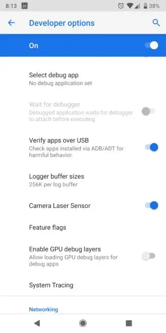 Скрытые переключатели настроек обнаружены в Android P Developer Preview