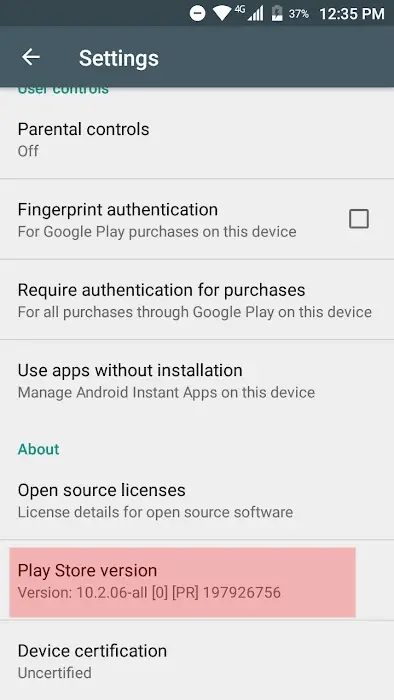 Google Play 10.2.06 уже доступен для загрузки
